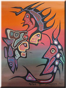 Peter Migwans, Four Men, 2013