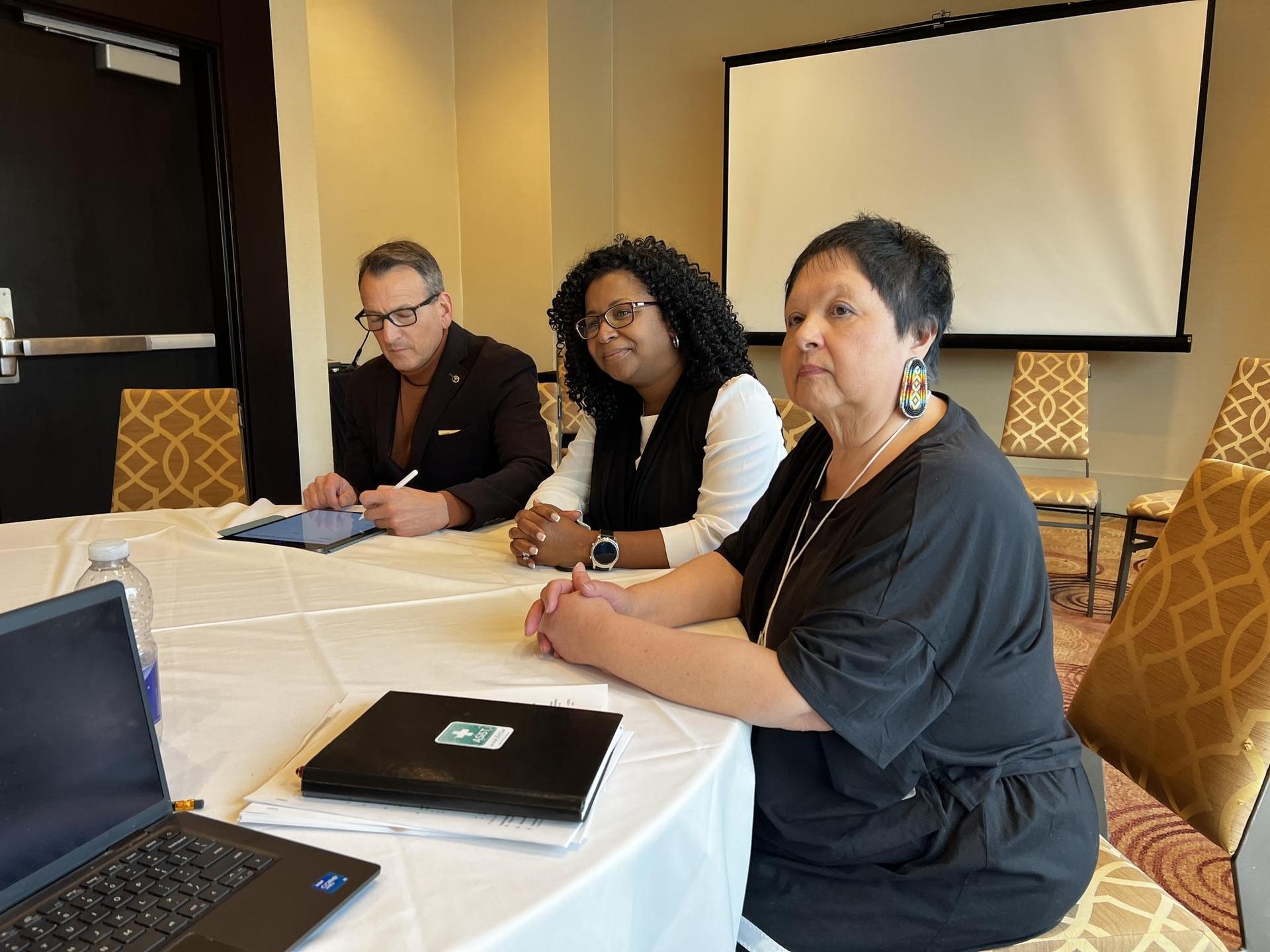 Elaine Johnston at OPSBA