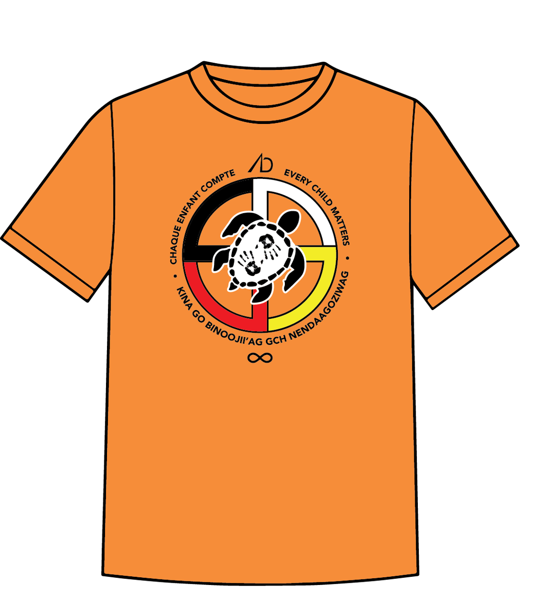 orange shirt graphic